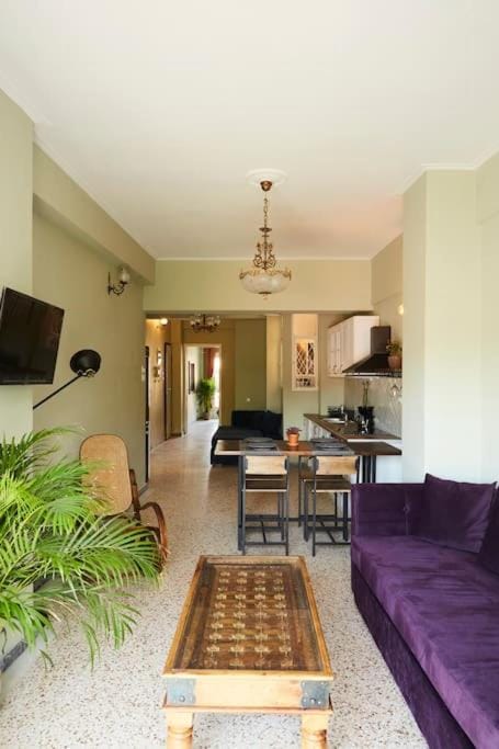 NEW!Acropolis View highly Stylish Flat,2 min metro Apartment in Athens