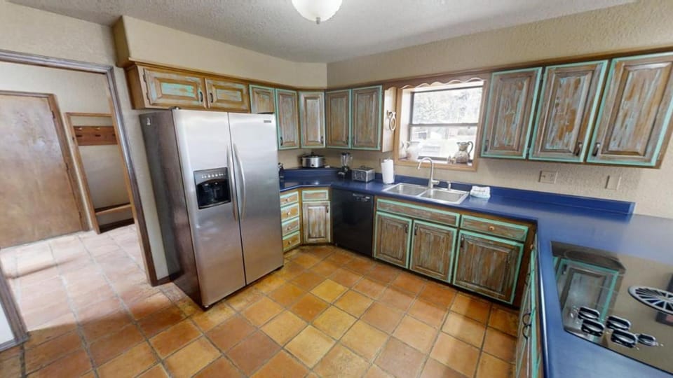 Kitchen or kitchenette, furniture, oven, stove, kitchen