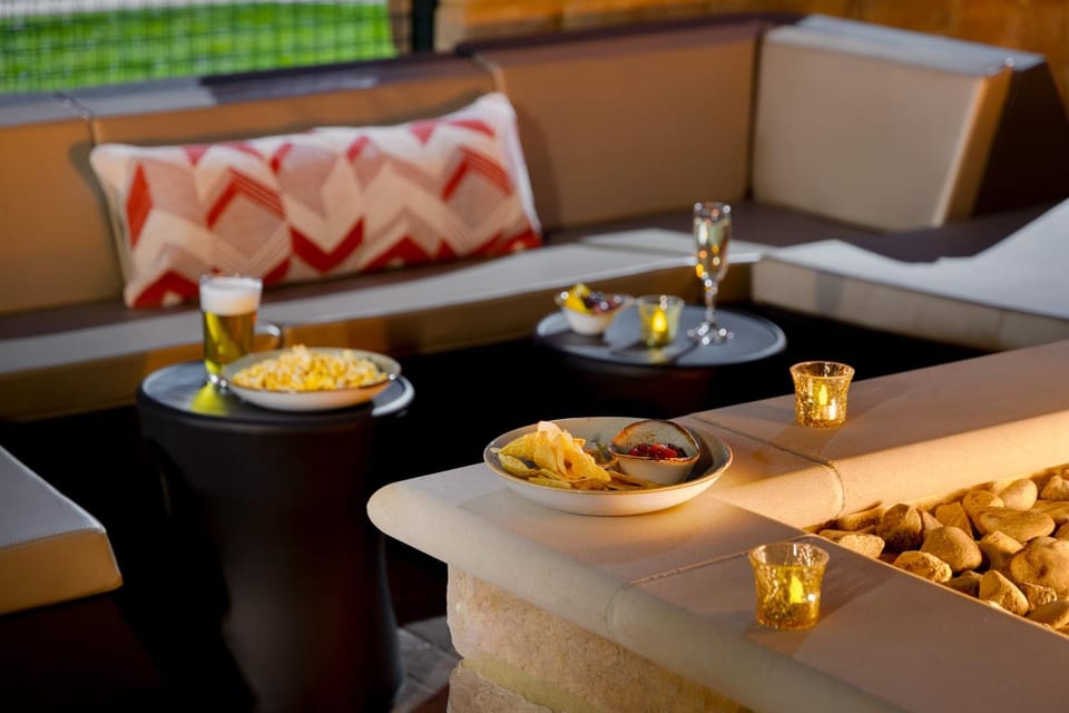 Patio, fireplace