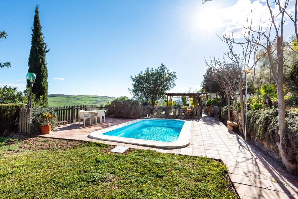 Property building, Living room, Swimming pool