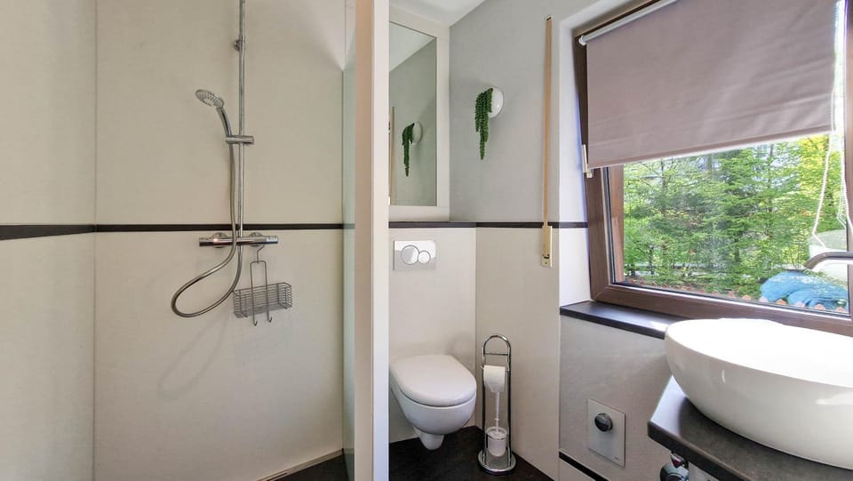 Bathroom, Living room
