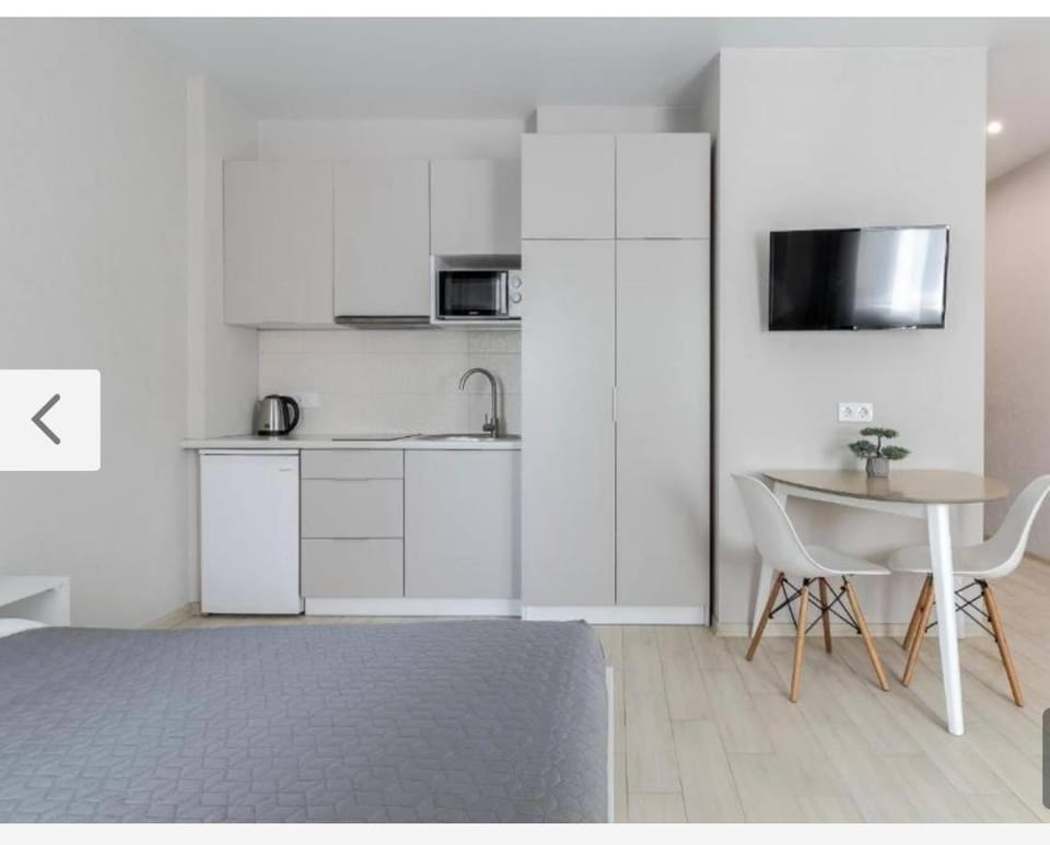 Kitchen or kitchenette, Photo of the whole room, Dining area, Bedroom, minibar, oven