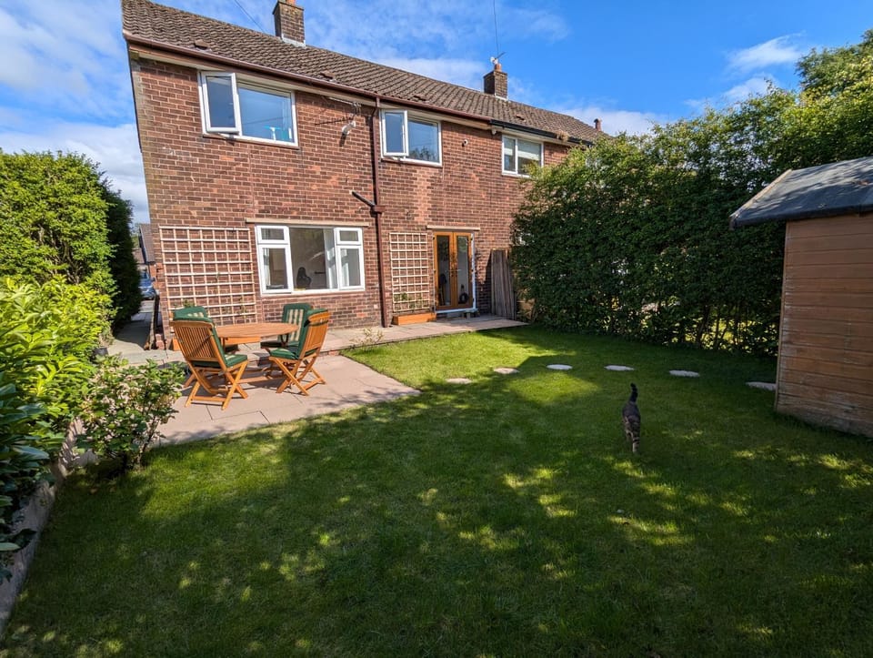 Property building, Patio, Garden, Garden view