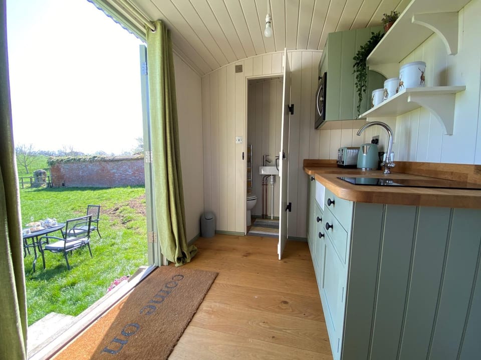 Shepherd Huts on a Farmstay Campground/ 
RV Resort in Test Valley District