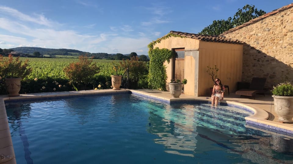 Natural landscape, Pool view, Swimming pool