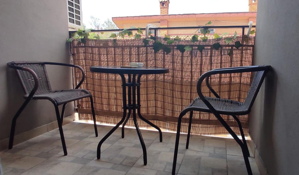 Balcony/Terrace, Seating area, Quiet street view