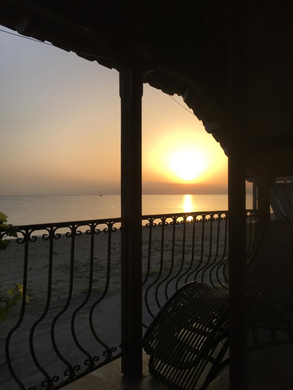 Patio, Day, Natural landscape, Balcony/Terrace, Sea view