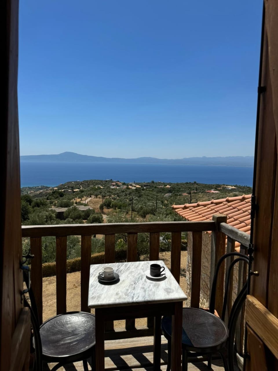Patio, Day, Natural landscape, View (from property/room), Balcony/Terrace, Mountain view, Sea view
