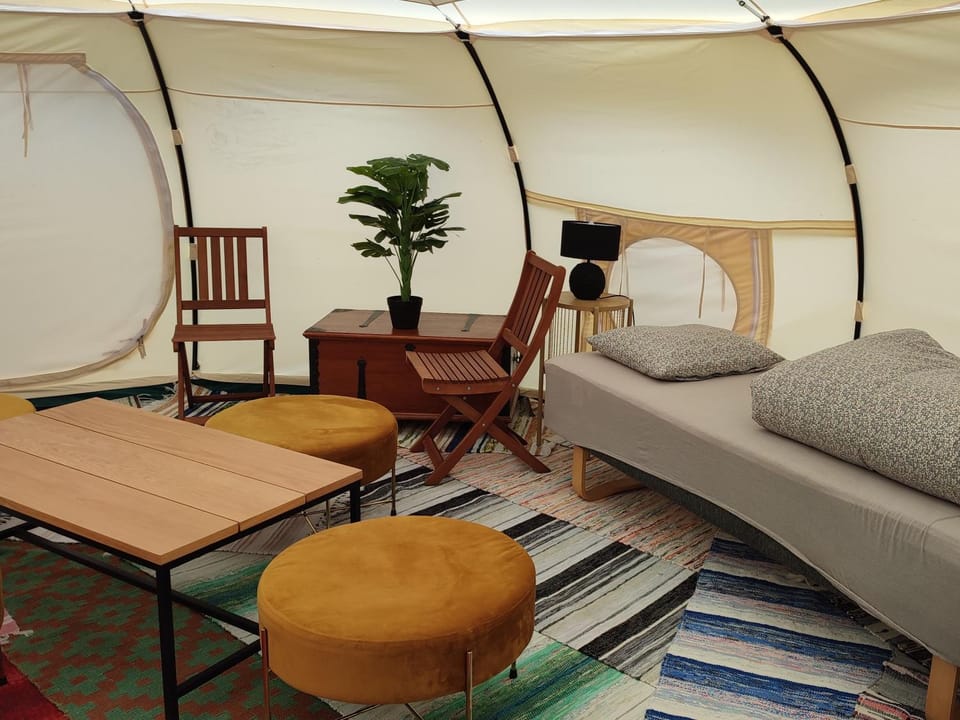 Glamping - Tent , Tält Zelt-Lodge Vindelälven Luxury tent in Nordland, Norway