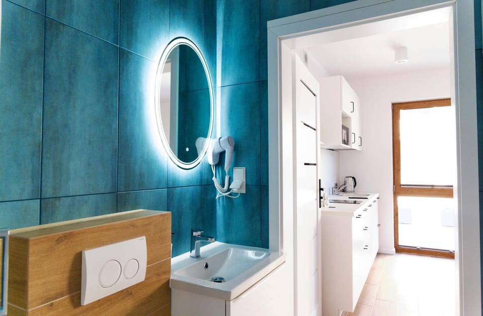 Bathroom, hair dryier