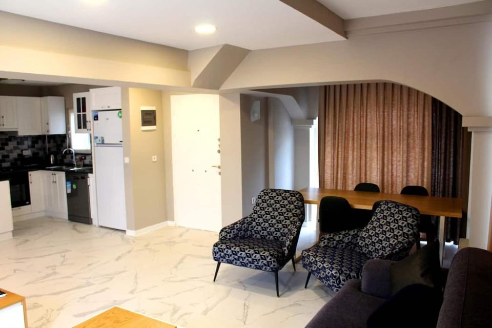 Living room, Seating area, Dining area