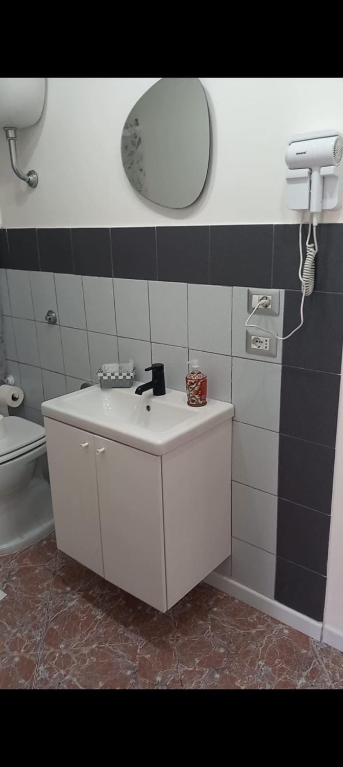 Bathroom, hair dryier