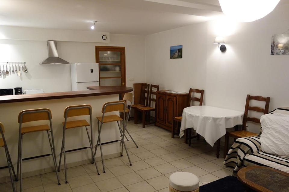 Kitchen or kitchenette, Living room, Dining area