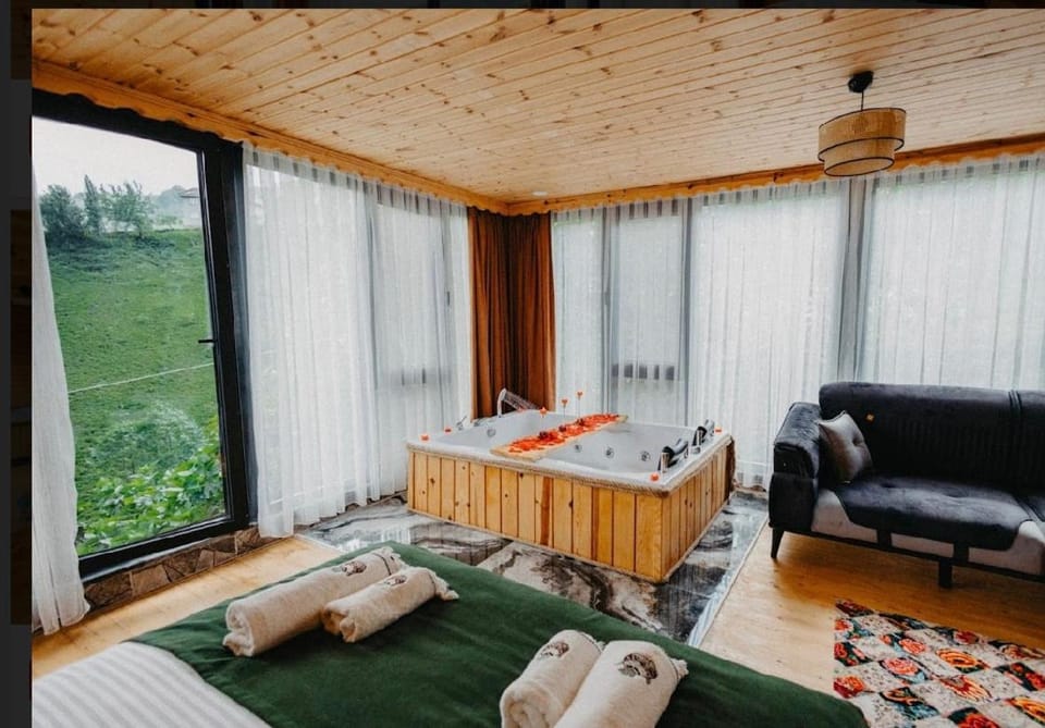 Bed, Living room, Photo of the whole room, Bedroom