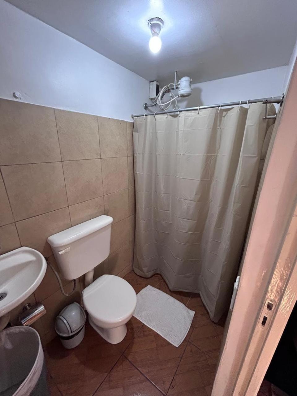 Shower, Bathroom, hair dryier, towels