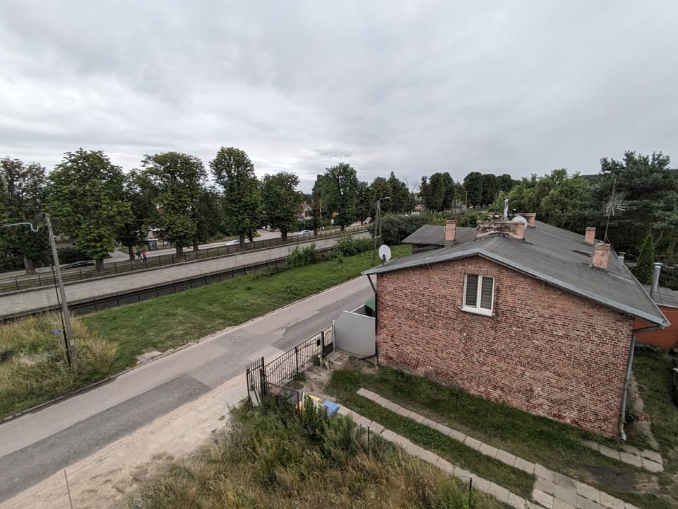 Living room, Bedroom, Street view