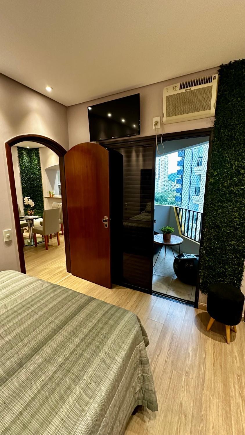 Photo of the whole room, Bedroom, air conditioner