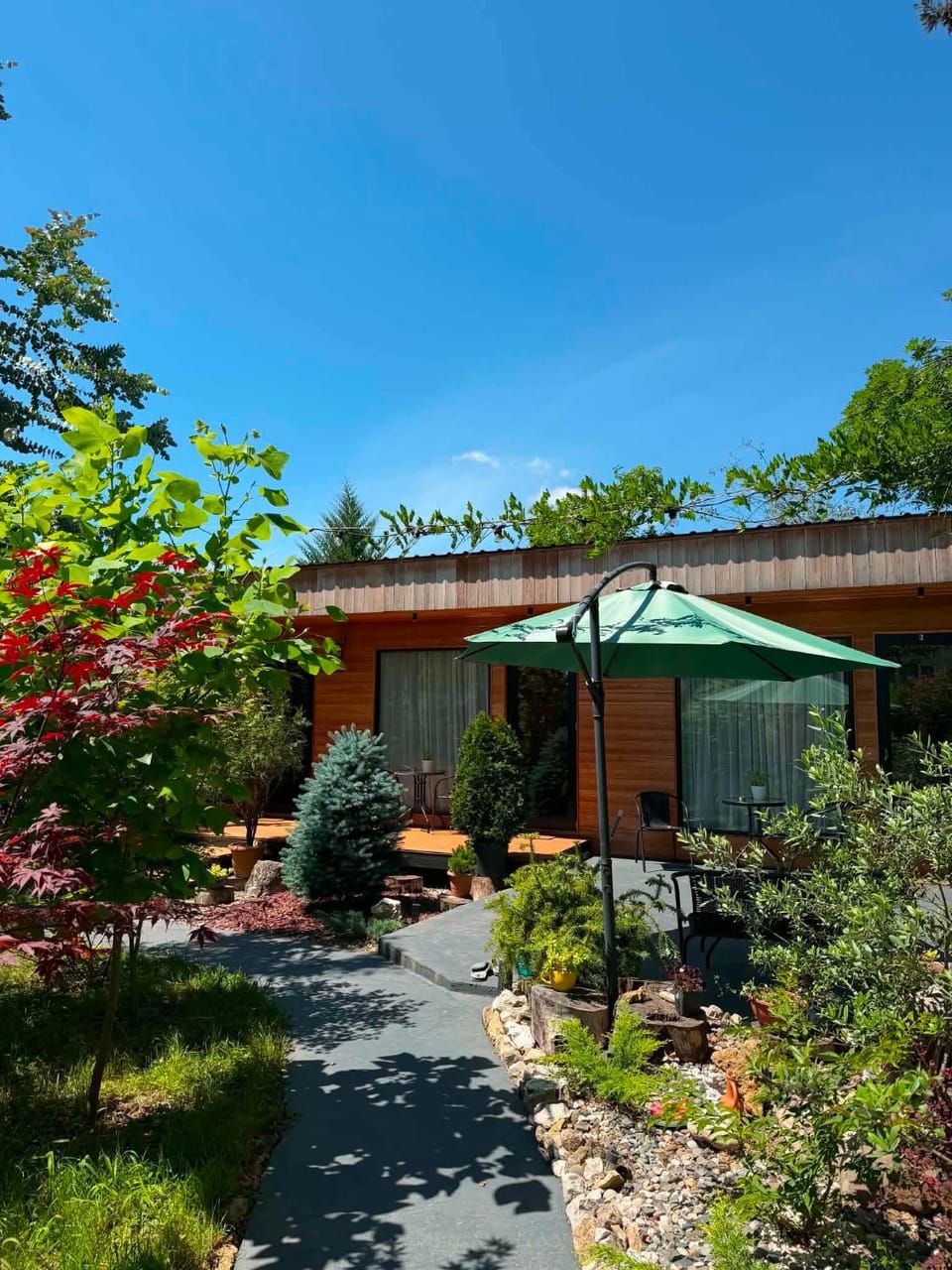 Garden rooms in Kutaisi Nature lodge in Georgia