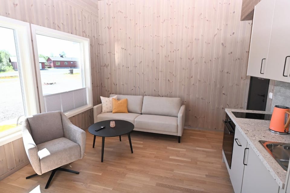 Kitchen or kitchenette, Living room