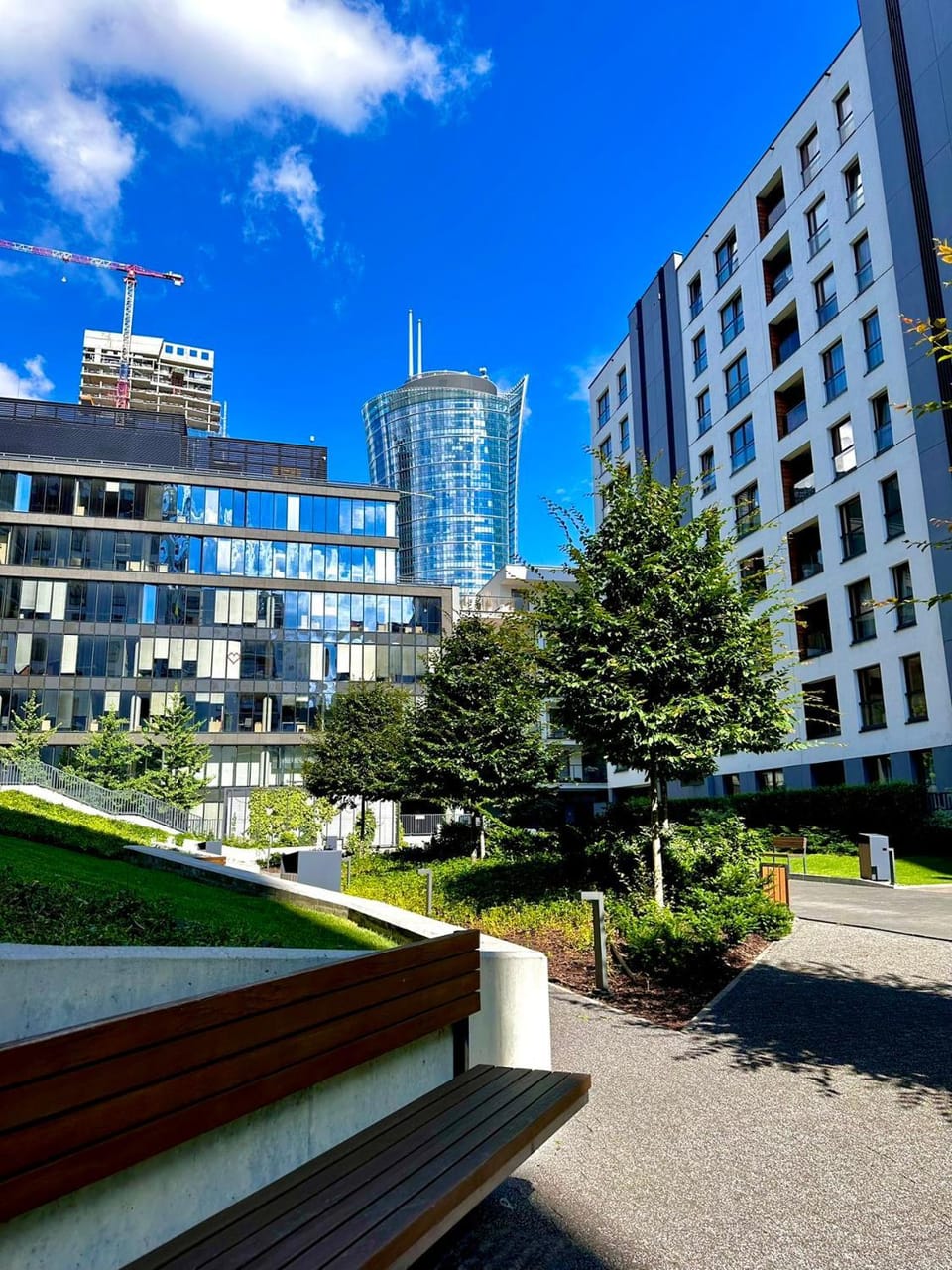 Property building, City view, Location