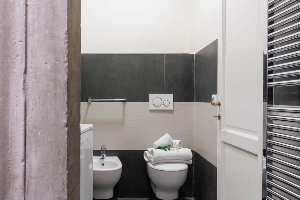 Toilet, Bathroom, towels