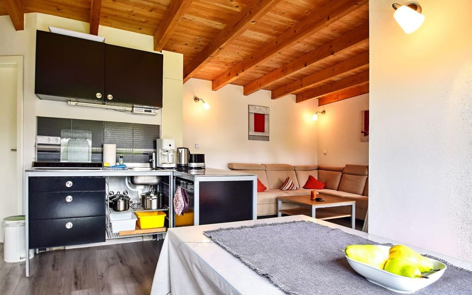 Kitchen or kitchenette, Living room, Dining area