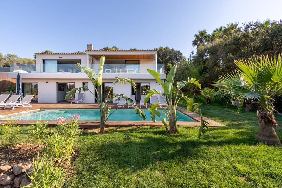 Property building, Patio, Spring, Garden, Garden view, Pool view, Swimming pool