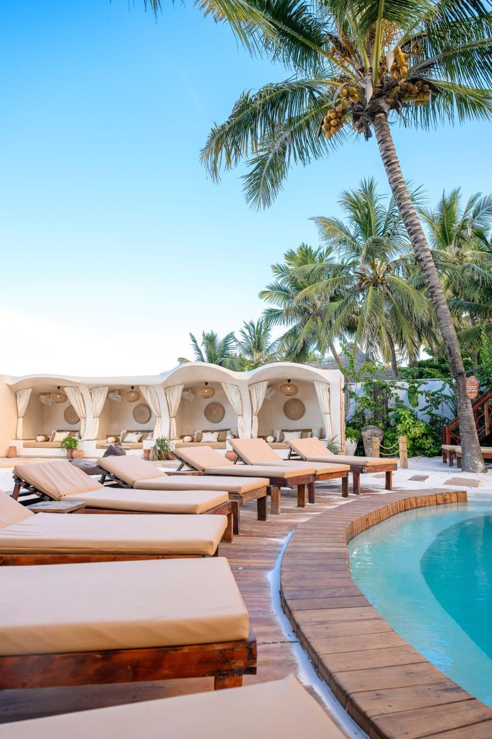 Patio, Pool view, Swimming pool, sunbed