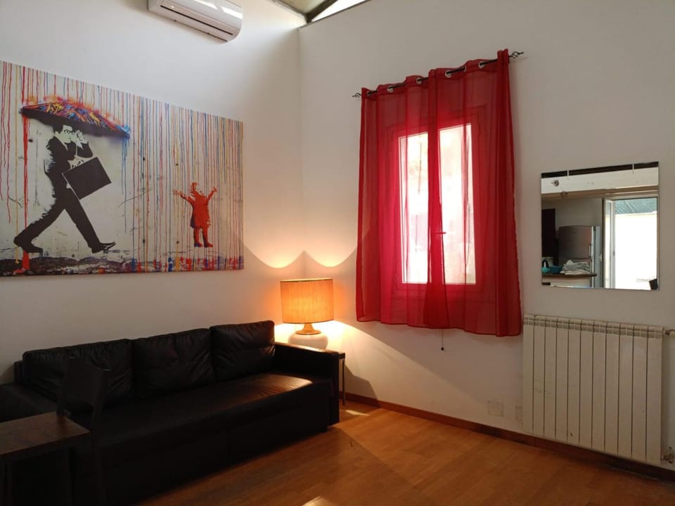 Living room, air conditioner