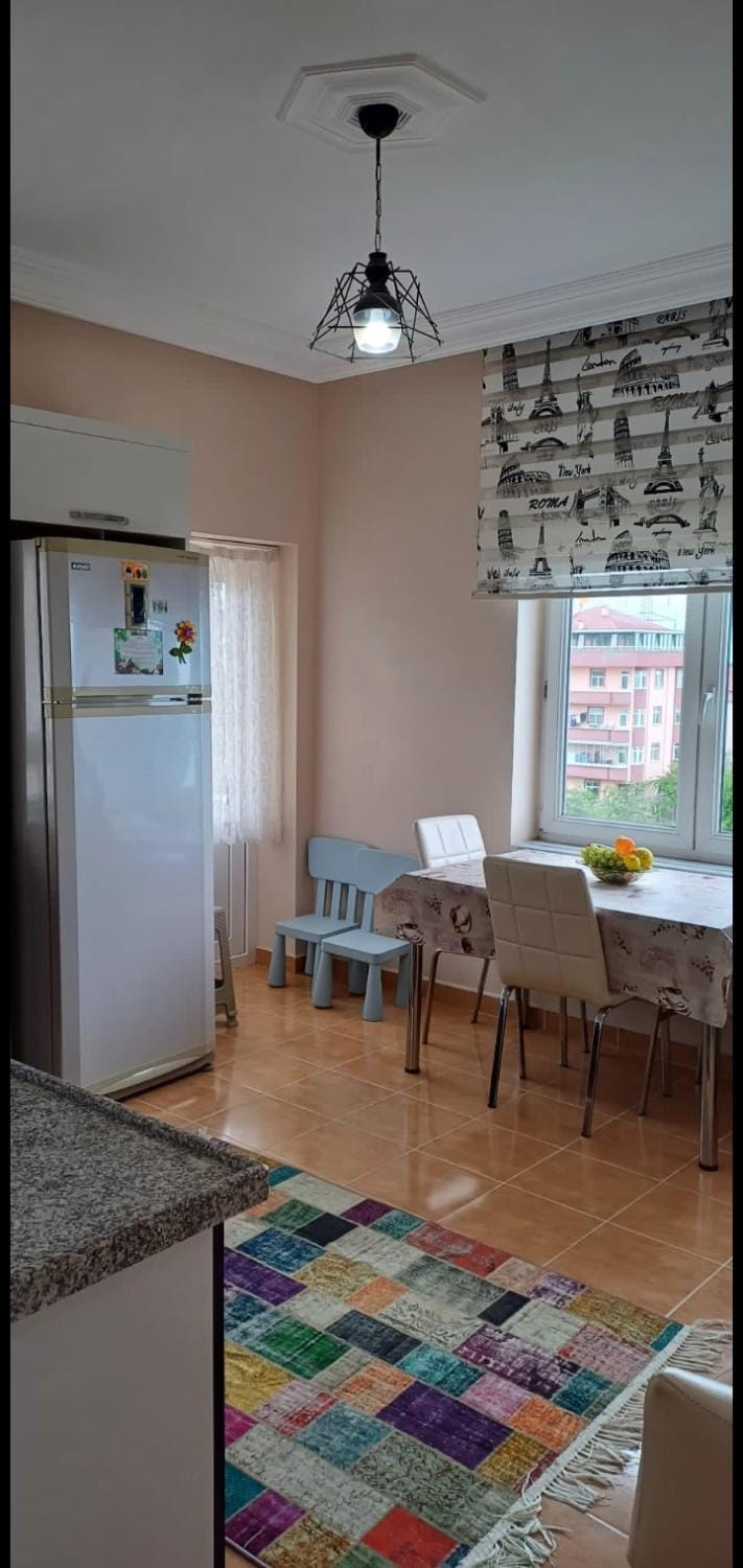 Kitchen or kitchenette, oven, stove