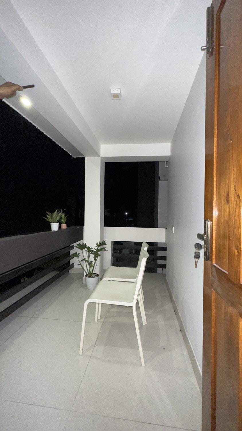 Patio, Night, Balcony/Terrace, Seating area