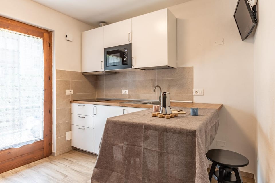 TV and multimedia, Kitchen or kitchenette, dishwasher, microwave, stove