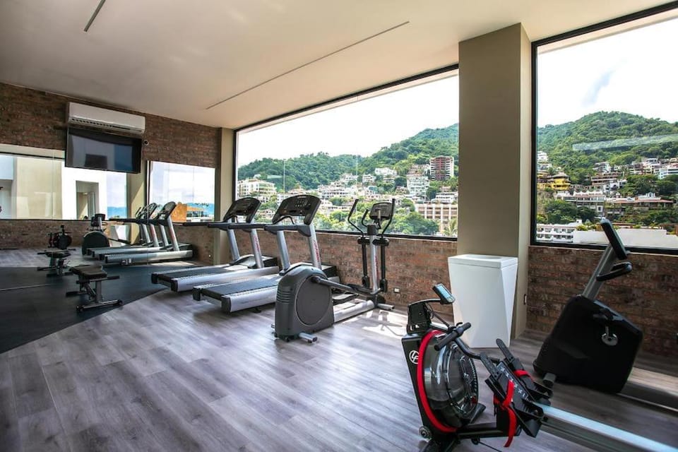 Dedicated workspace, Pool, Gym | Romantic Zone 2BR House in Puerto Vallarta
