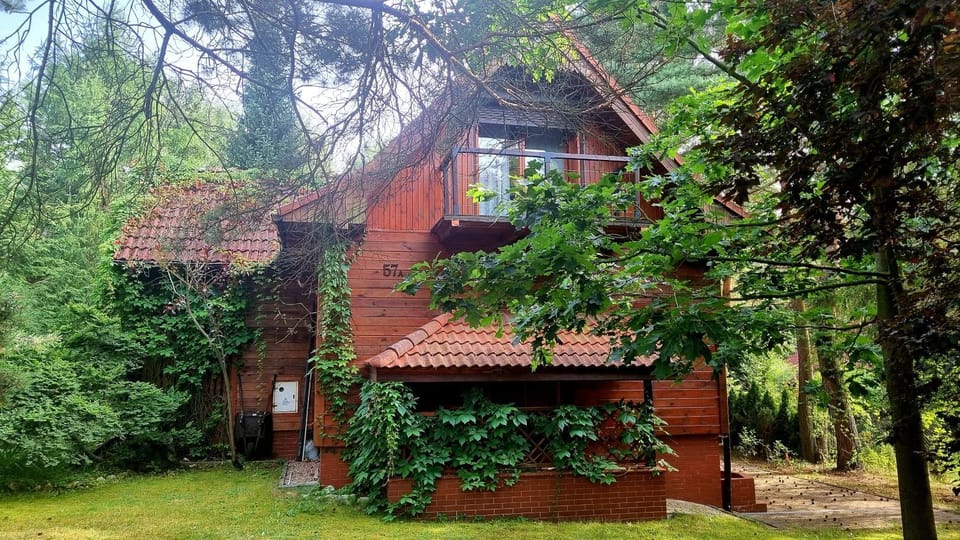 Chata na Jurze z balią House in Poland