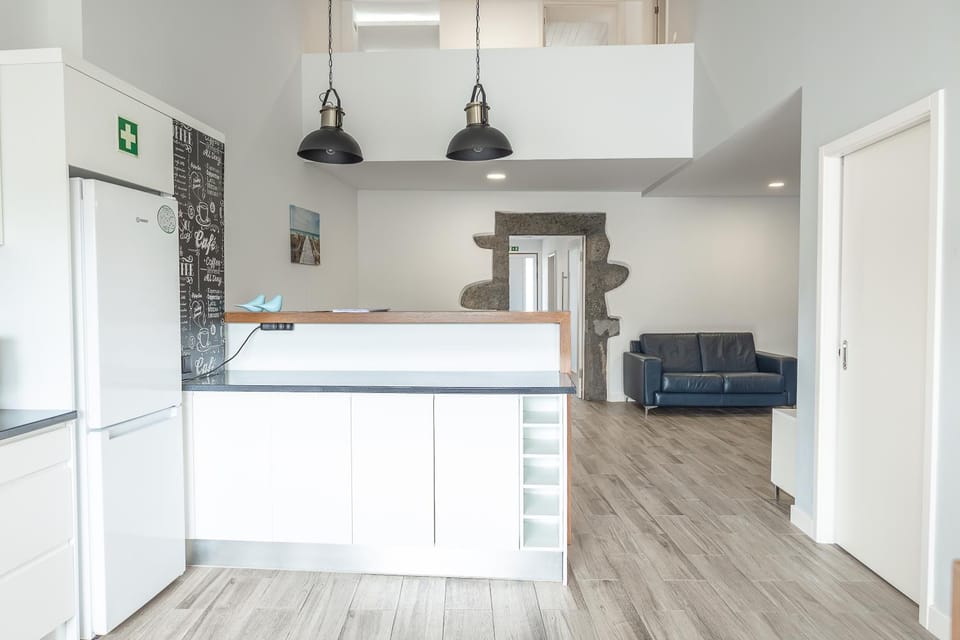 Kitchen or kitchenette, Living room