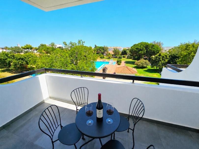 Patio, Day, Balcony/Terrace, Pool view