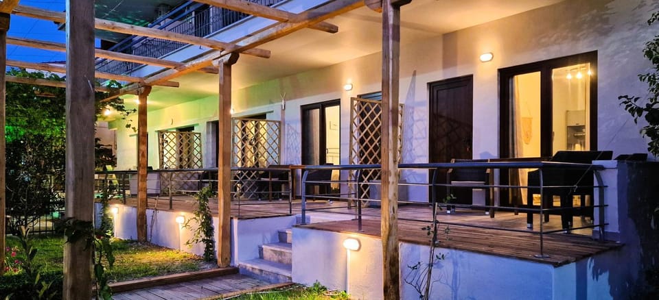 Night, Garden, Balcony/Terrace, Garden view