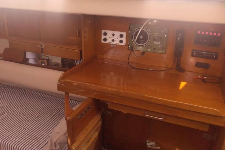 Mental'o Docked boat in Agde