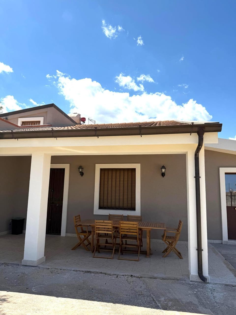 Property building, Patio