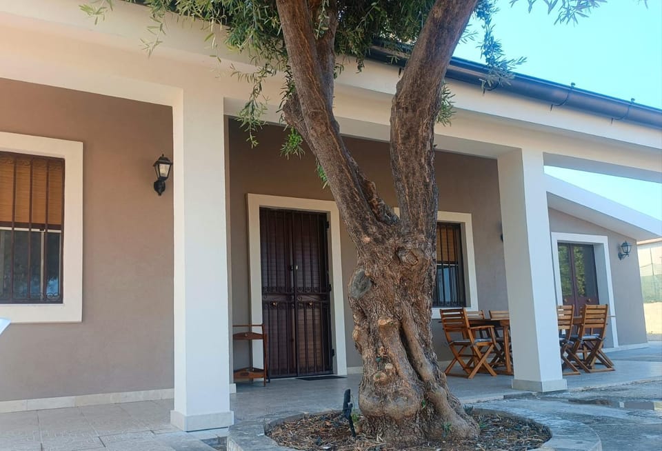 Property building, Patio