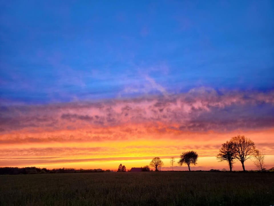 Natural landscape, Sunset