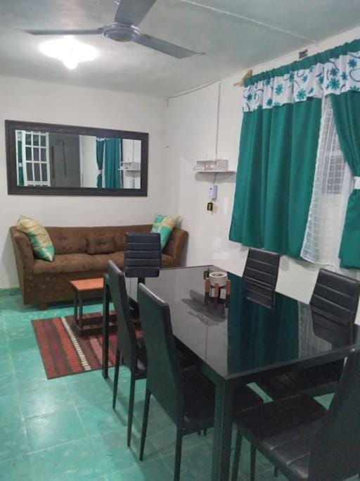 Living room, Seating area, Dining area