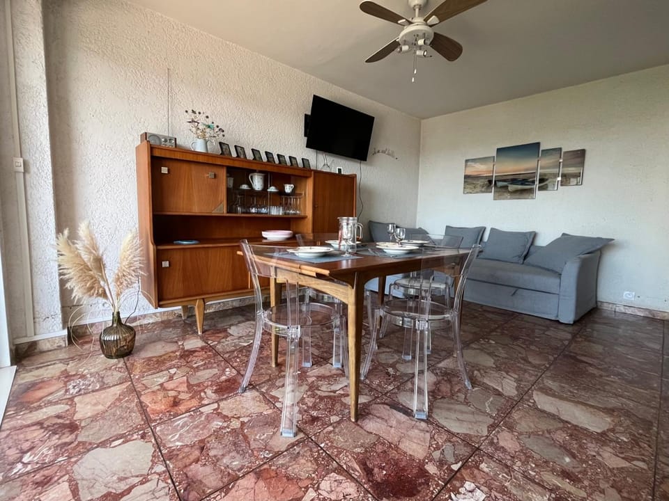 T2 à 200m de la plage avec parking, animaux admis - FR-1-309-474 Apartment in Saint-Cyprien