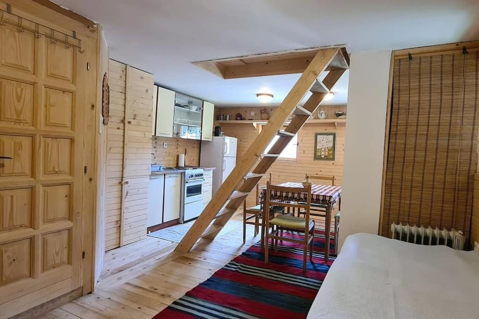 Bed, Kitchen or kitchenette, Photo of the whole room, Dining area, Bedroom