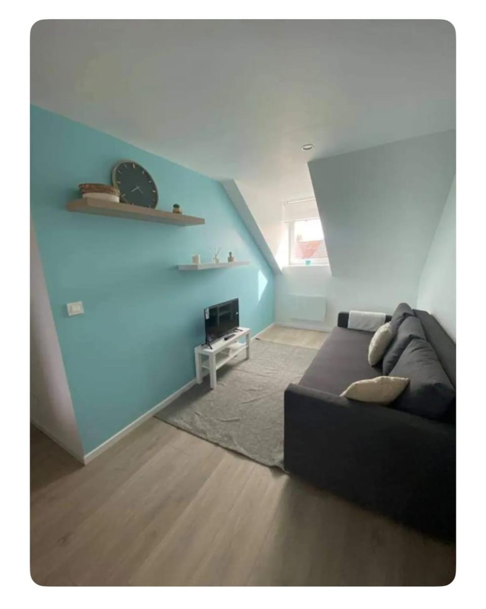 Communal lounge/ TV room, Bed, Living room