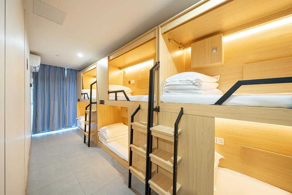Photo of the whole room, bunk bed