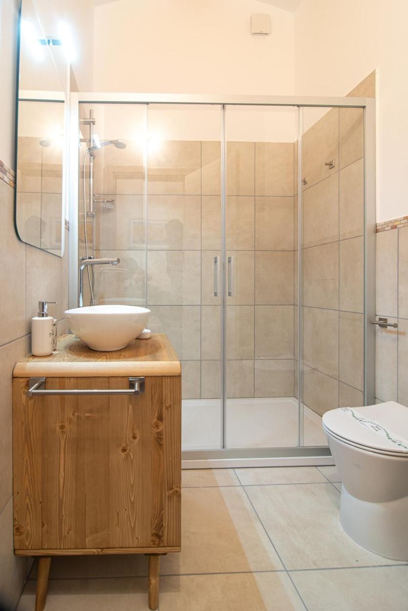 Shower, Toilet, Bathroom, towels