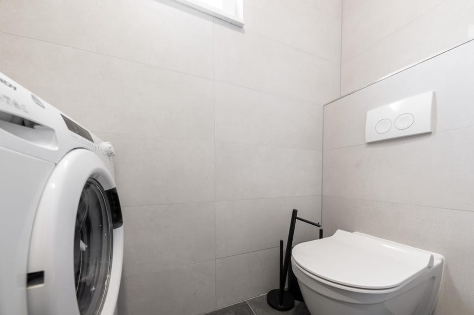 Toilet, washing machine