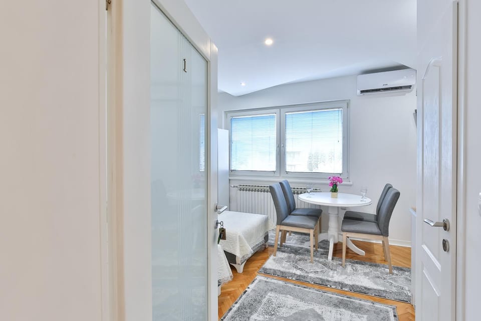 Dining area, air conditioner