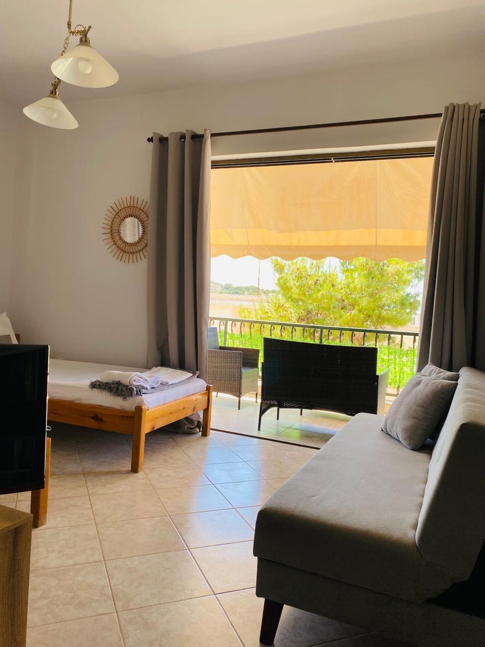 Photo of the whole room, Seating area, Bedroom